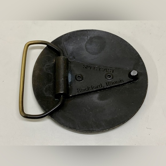 1970s Vintage Solid Bronze GERBER BABY Spec Cast Belt Buckle - Picture 7 of 16